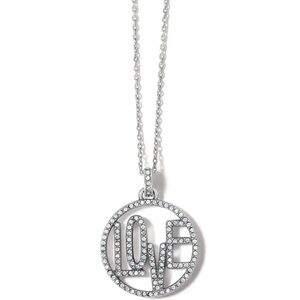 Brighton Silver Illumina Love Circle Necklace